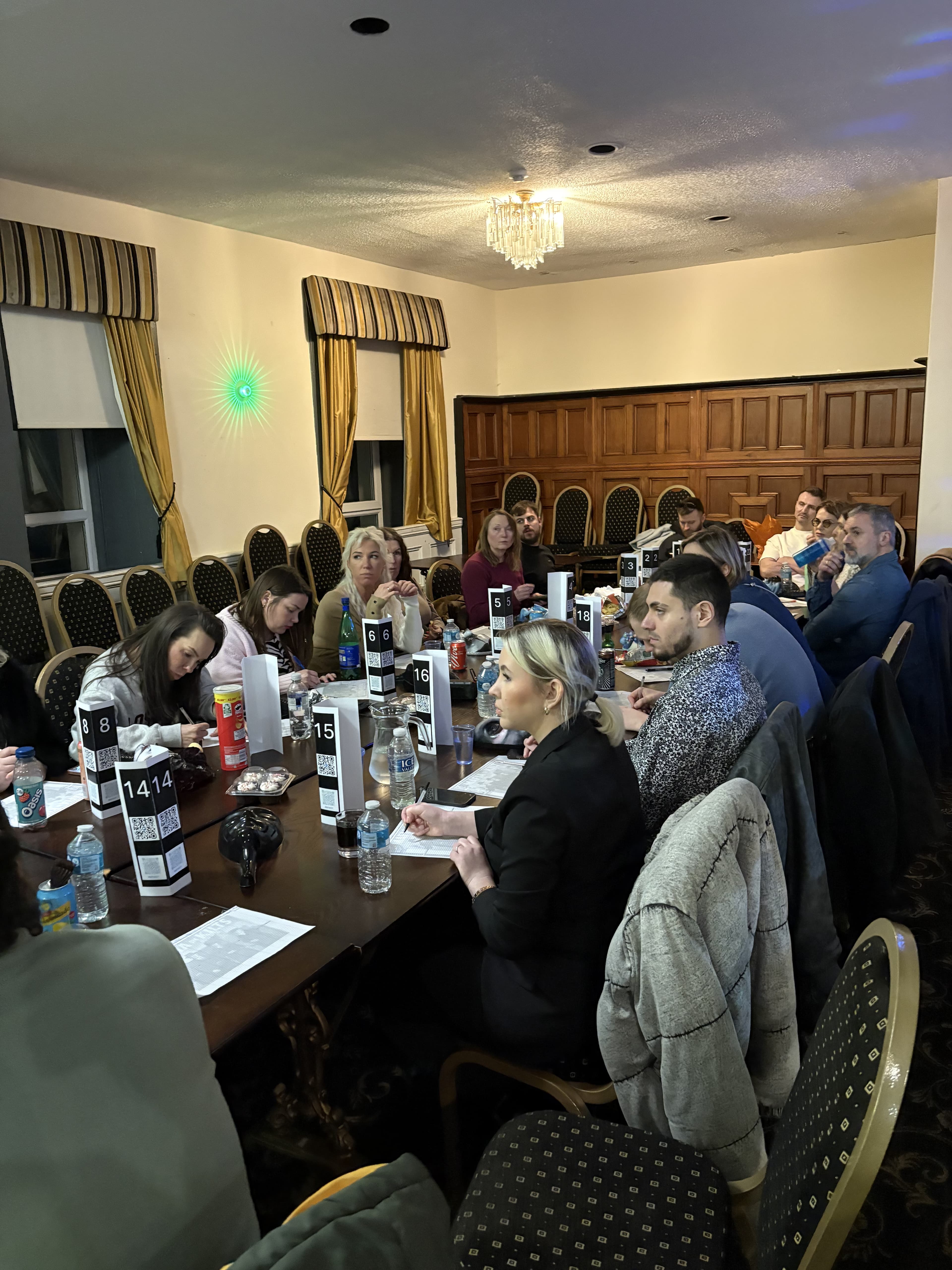 Atmosphere shot from a Mafia Kilty evening event