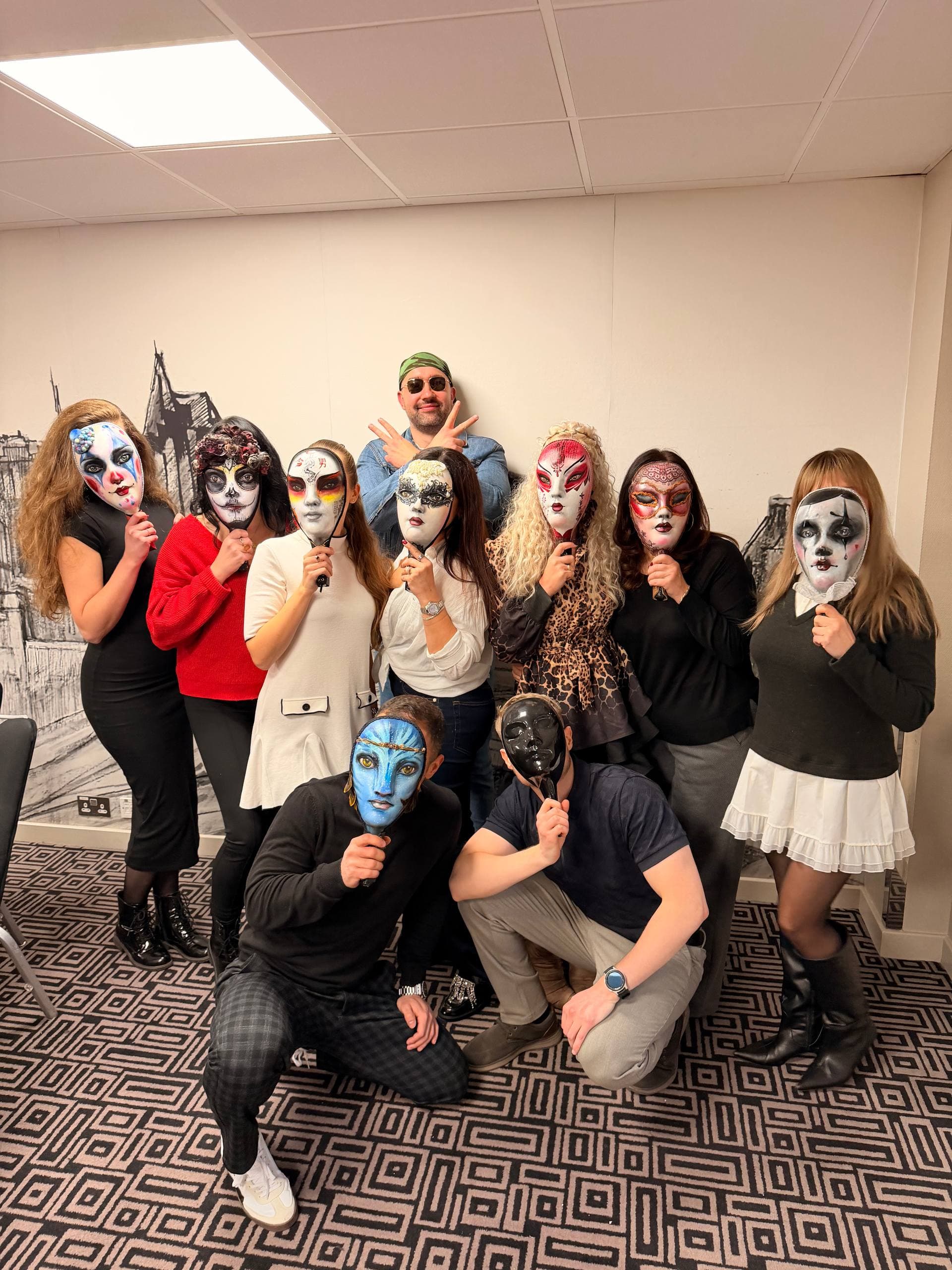 Players mid-game at a Mafia Kilty social deduction night